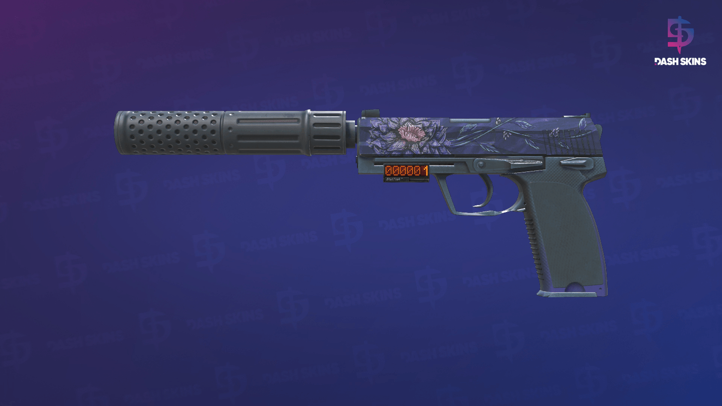 StatTrak™ USP-S | Black Lotus (Minimal Wear) Screenshot Playside