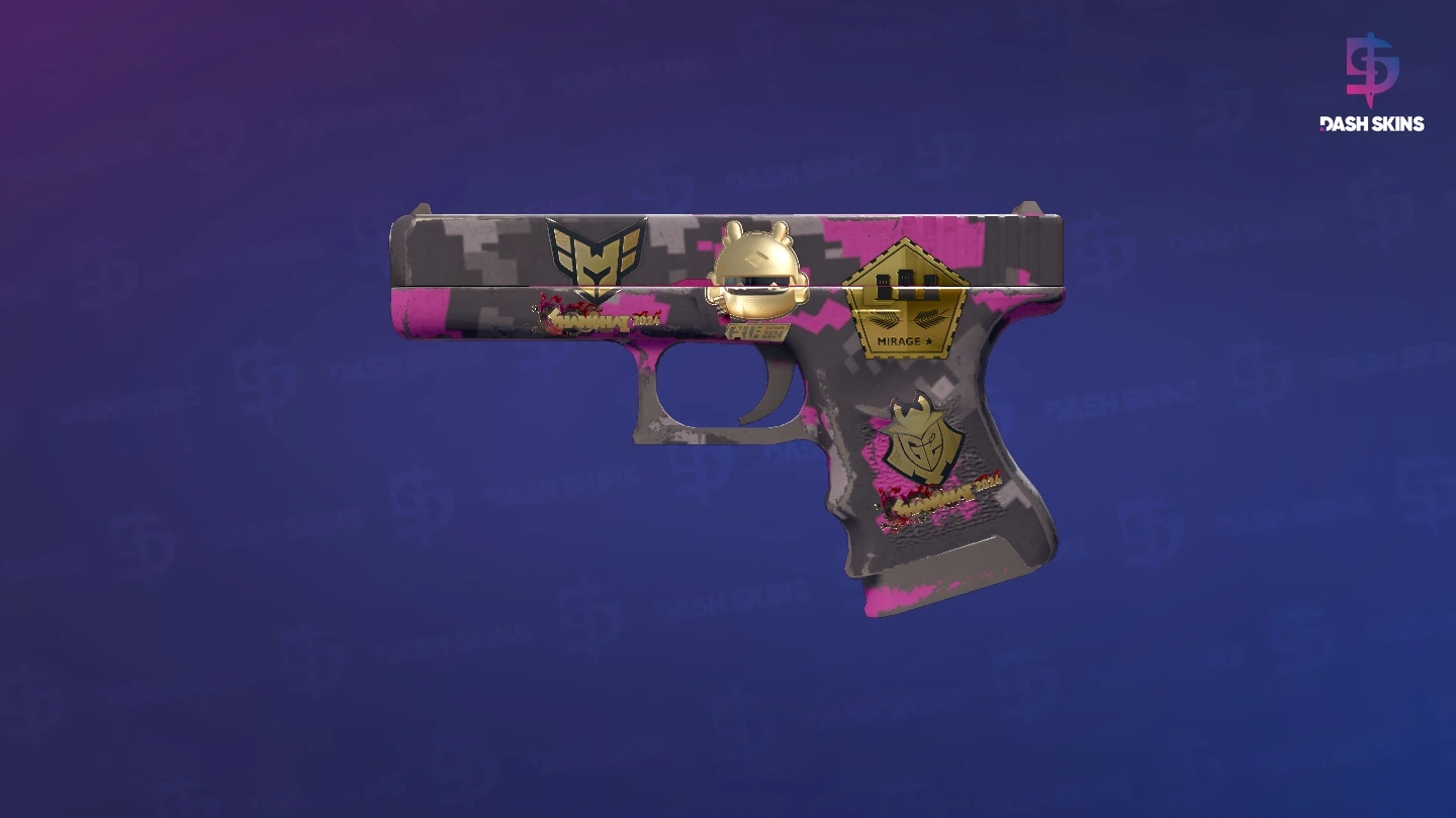 Souvenir Glock-18 | Pink DDPAT (Field-Tested) Screenshot Playside