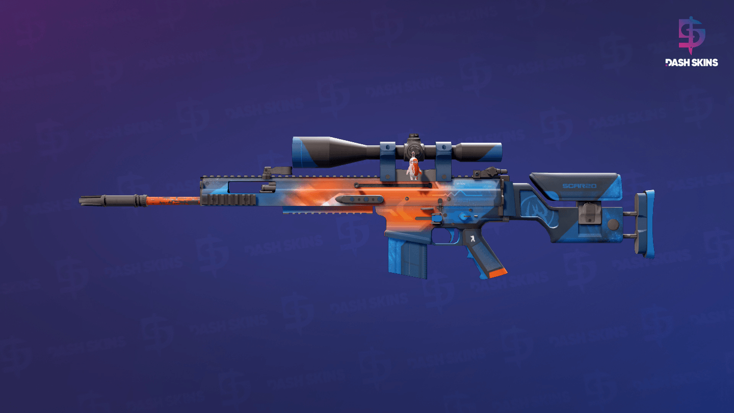 SCAR-20 | Cardiac (Minimal Wear) Screenshot Playside