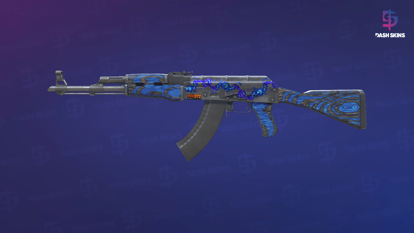 StatTrak™ AK-47 | Blue Laminate (Minimal Wear) Screenshot Playside