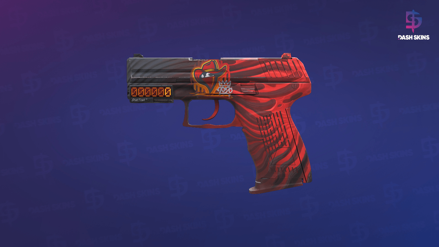 StatTrak™ P2000 | Obsidian (Minimal Wear) Screenshot Playside