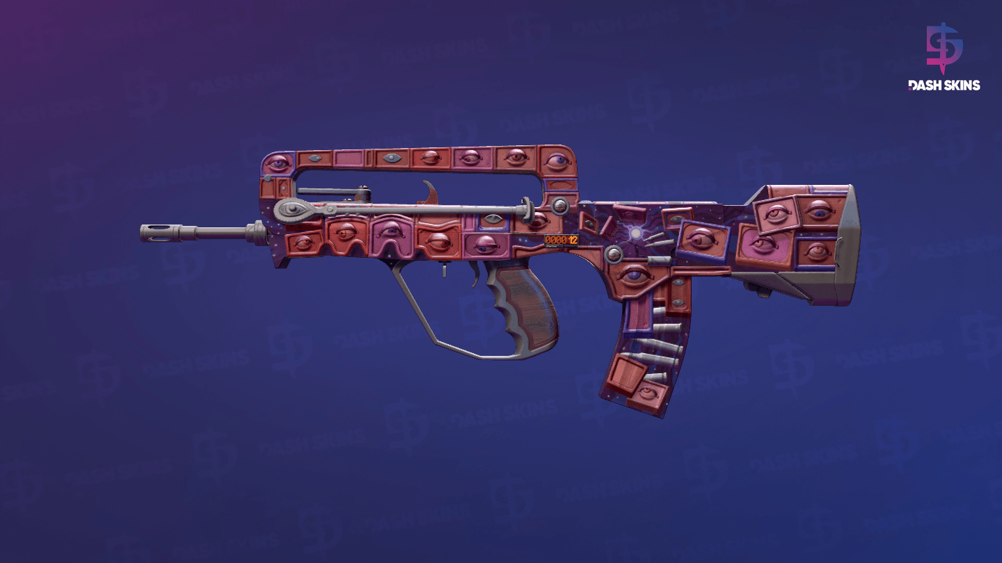 StatTrak™ FAMAS | Rapid Eye Movement (Field-Tested) Screenshot Playside