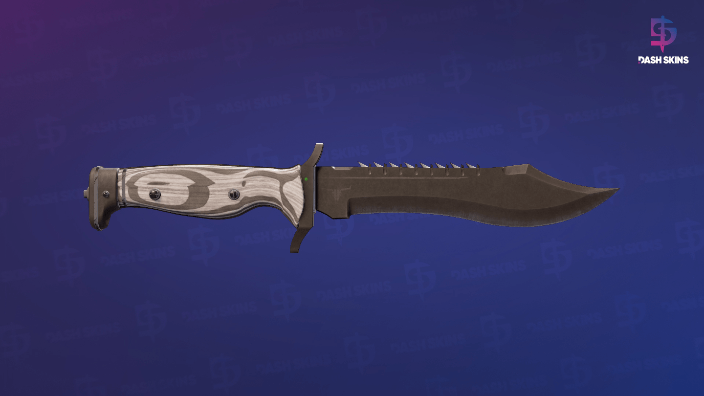 ★ Bowie Knife | Black Laminate (Well-Worn) Screenshot Playside