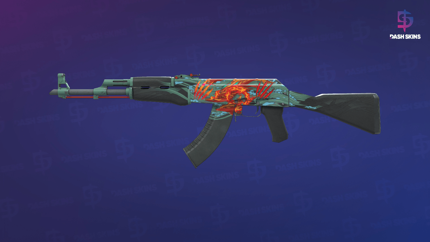 AK-47 | Aquamarine Revenge (Field-Tested) Screenshot Playside