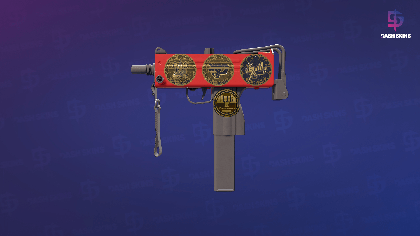 Souvenir MAC-10 | Candy Apple (Minimal Wear) Screenshot Playside