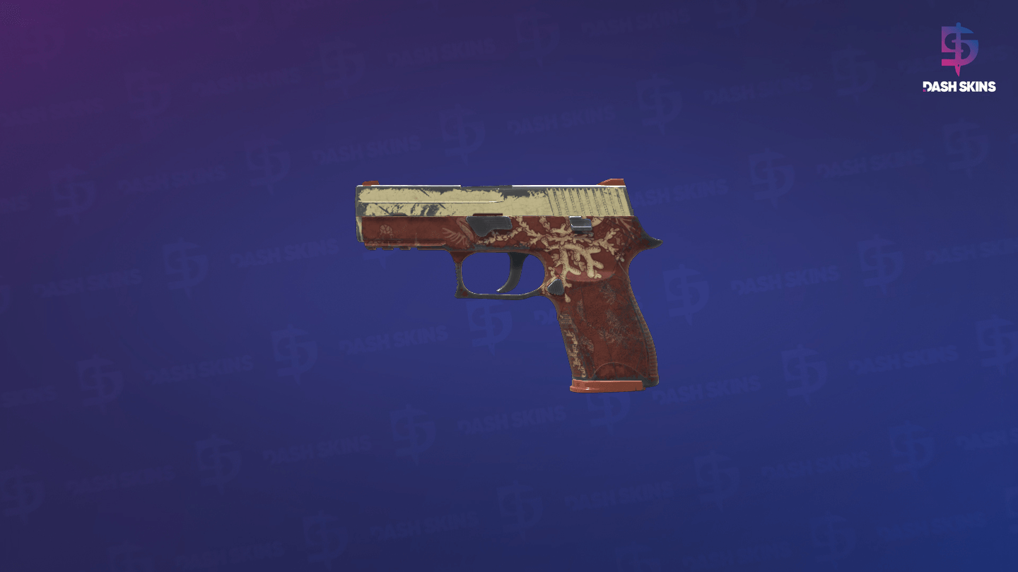 P250 | Red Tide (Well-Worn) Screenshot Playside
