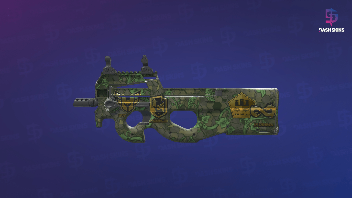 Souvenir P90 | Verdant Growth (Minimal Wear) Screenshot Playside