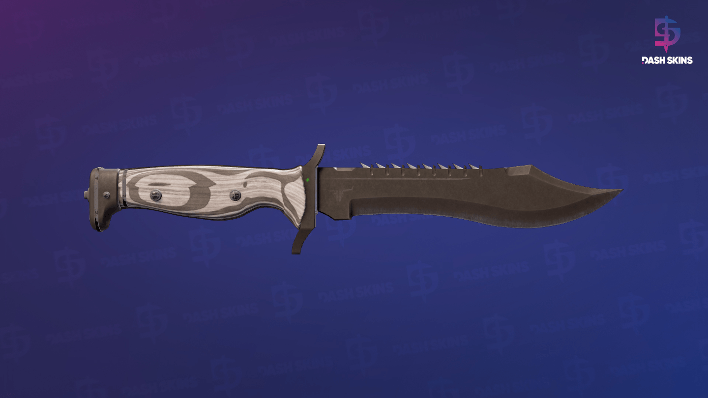 ★ Bowie Knife | Black Laminate (Well-Worn) Screenshot Playside
