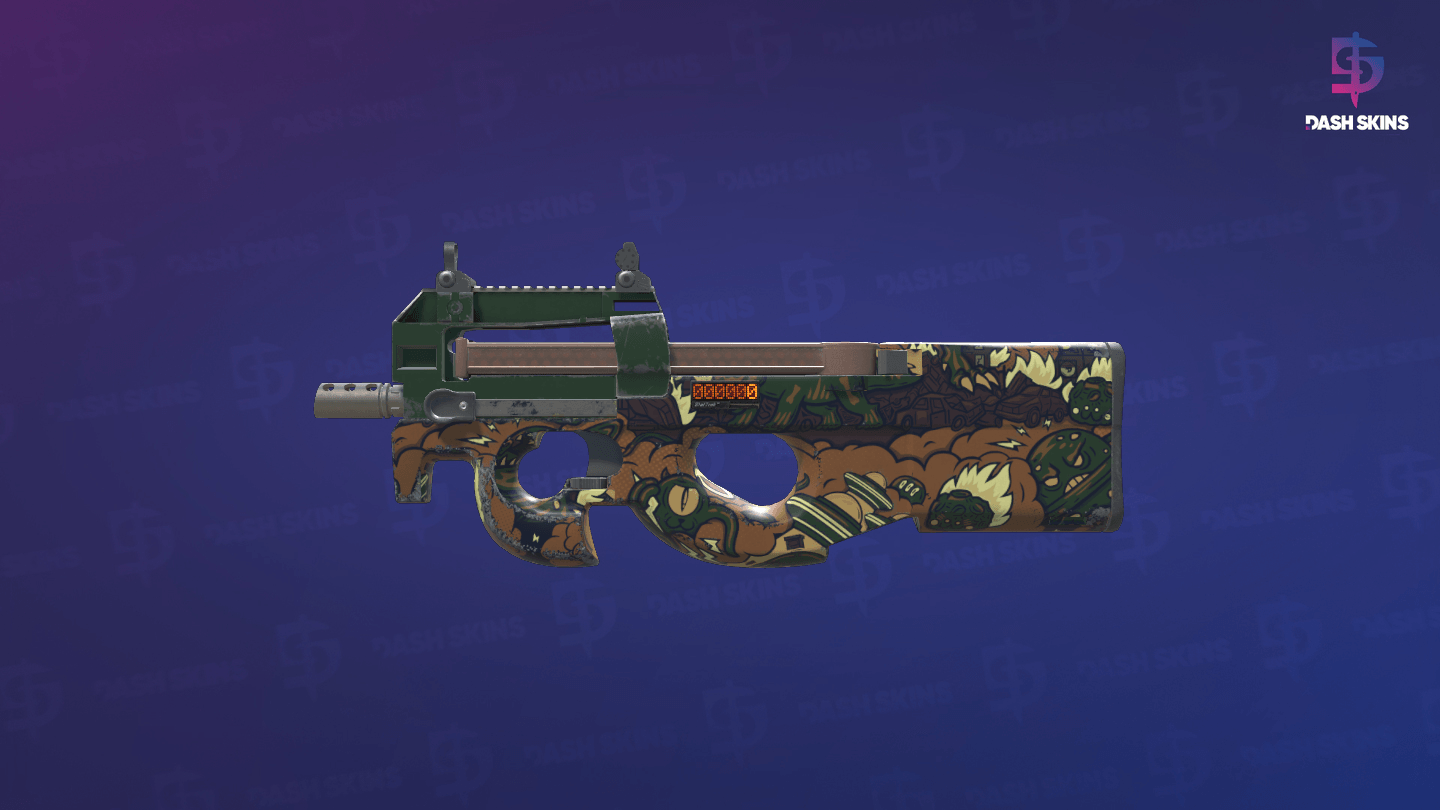 StatTrak™ P90 | Cocoa Rampage (Minimal Wear) Screenshot Playside