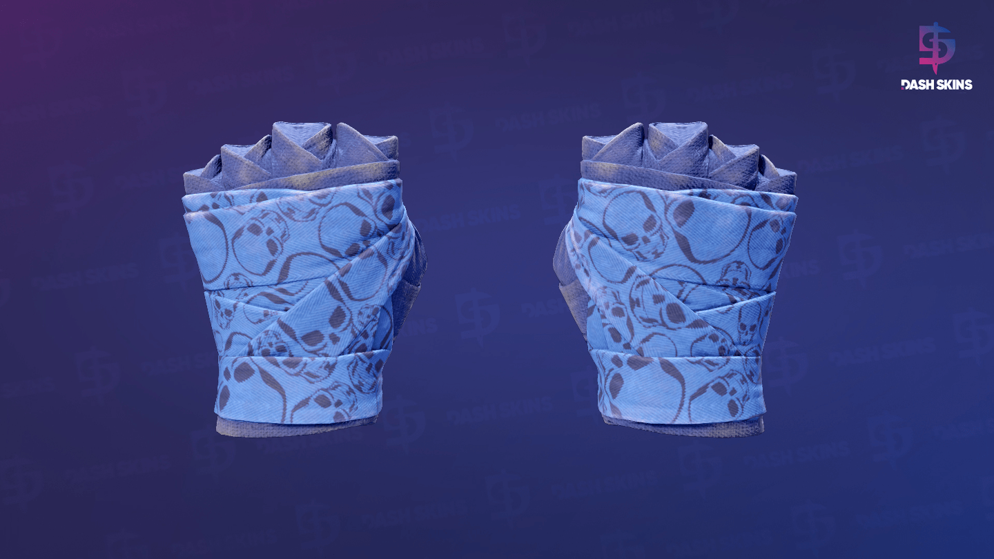 ★ Hand Wraps | Cobalt Skulls (Field-Tested) Screenshot Playside