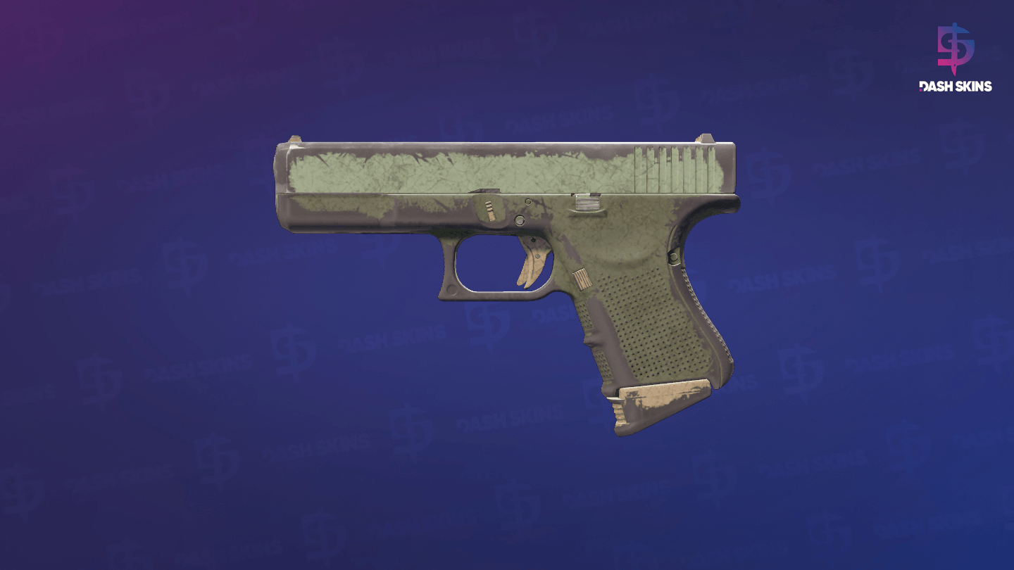 Souvenir Glock-18 | Groundwater (Battle-Scarred) Screenshot Playside