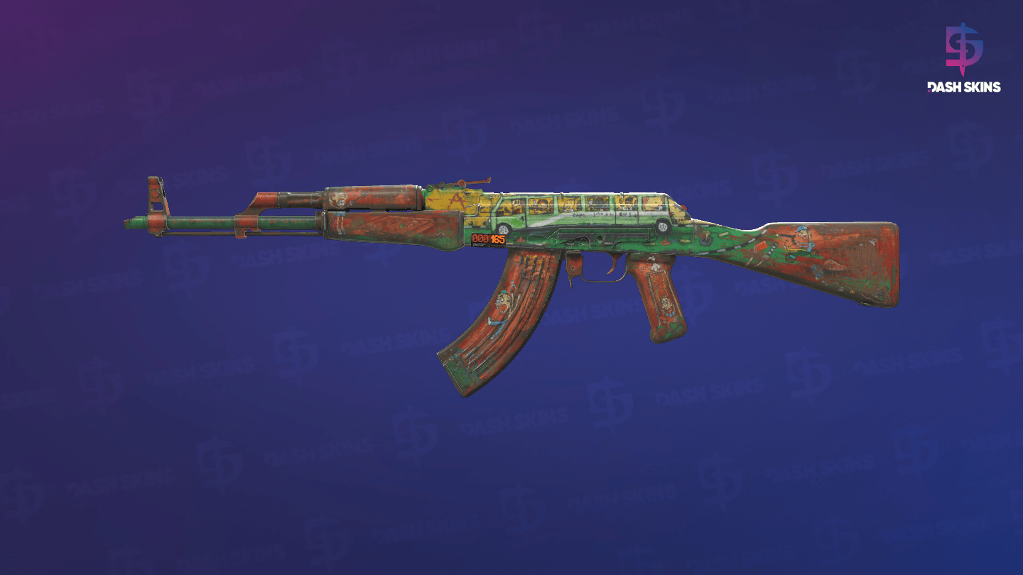 StatTrak™ AK-47 | The Outsiders (Battle-Scarred) Screenshot Playside
