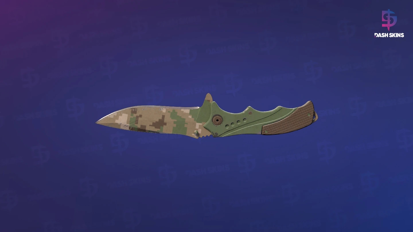 ★ Nomad Knife | Forest DDPAT (Well-Worn) Screenshot Playside