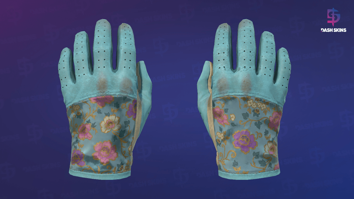 ★ Driver Gloves | Brocade Flowers (Well-Worn) Screenshot Playside