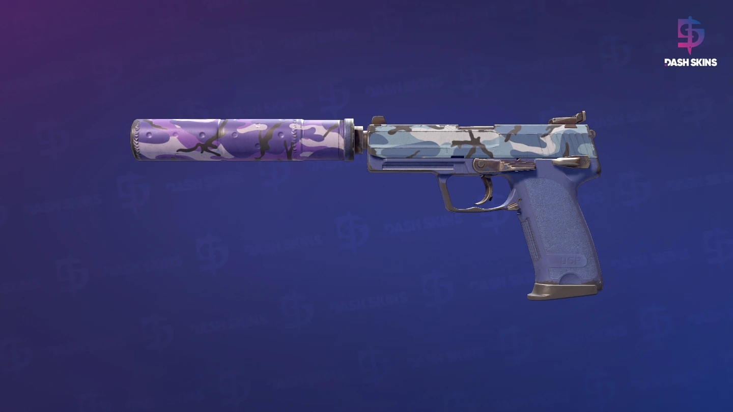 USP-S | Alpine Camo (Well-Worn) Screenshot Playside