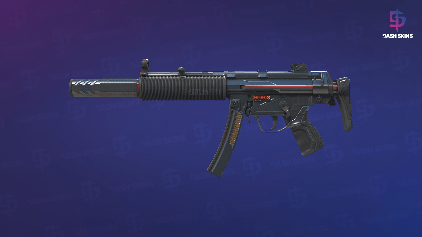 StatTrak™ MP5-SD | Focus (Well-Worn) Screenshot Playside
