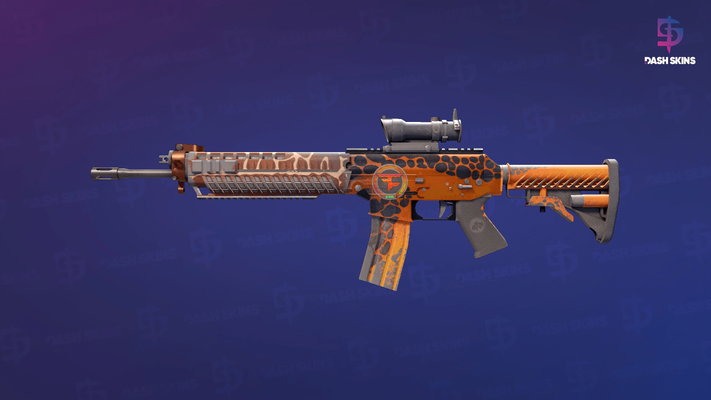 SG 553 | Tiger Moth (Field-Tested) Screenshot Playside