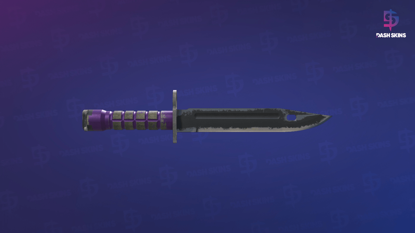 ★ Bayonet | Ultraviolet (Battle-Scarred) Screenshot Playside