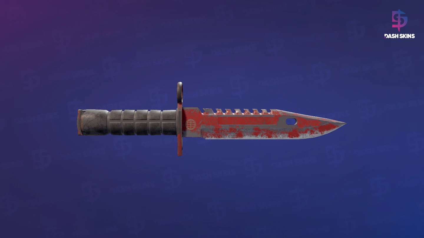 ★ M9 Bayonet | Crimson Web (Battle-Scarred) Screenshot Playside
