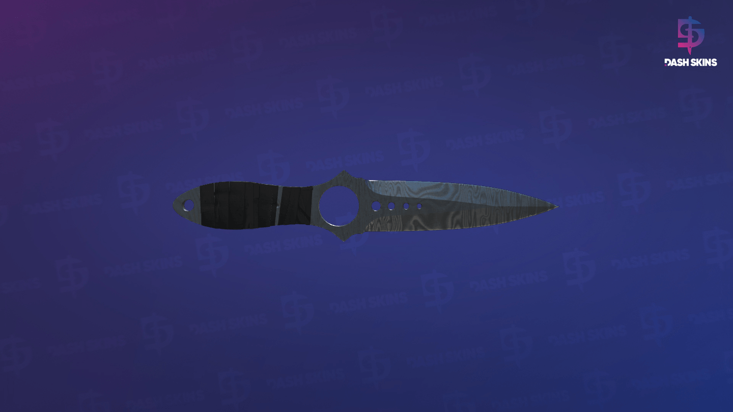 ★ Skeleton Knife | Damascus Steel (Battle-Scarred) Screenshot Playside