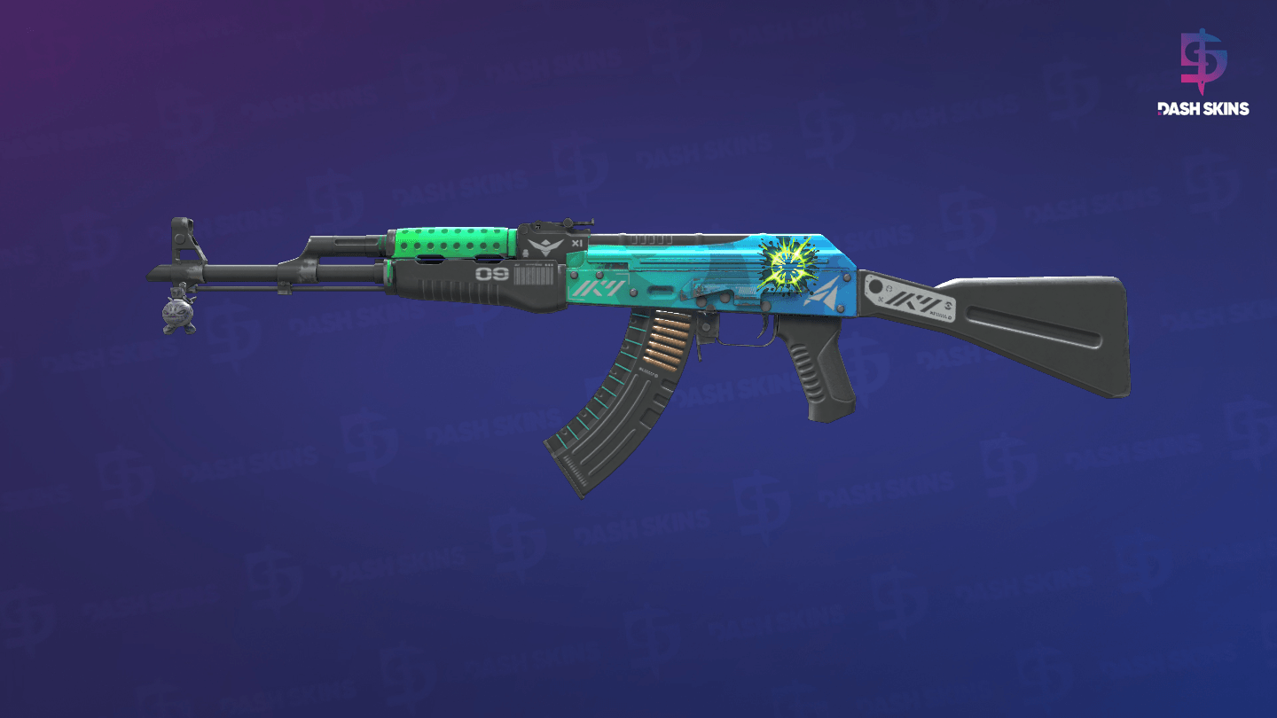AK-47 | Ice Coaled (Field-Tested) Screenshot Playside