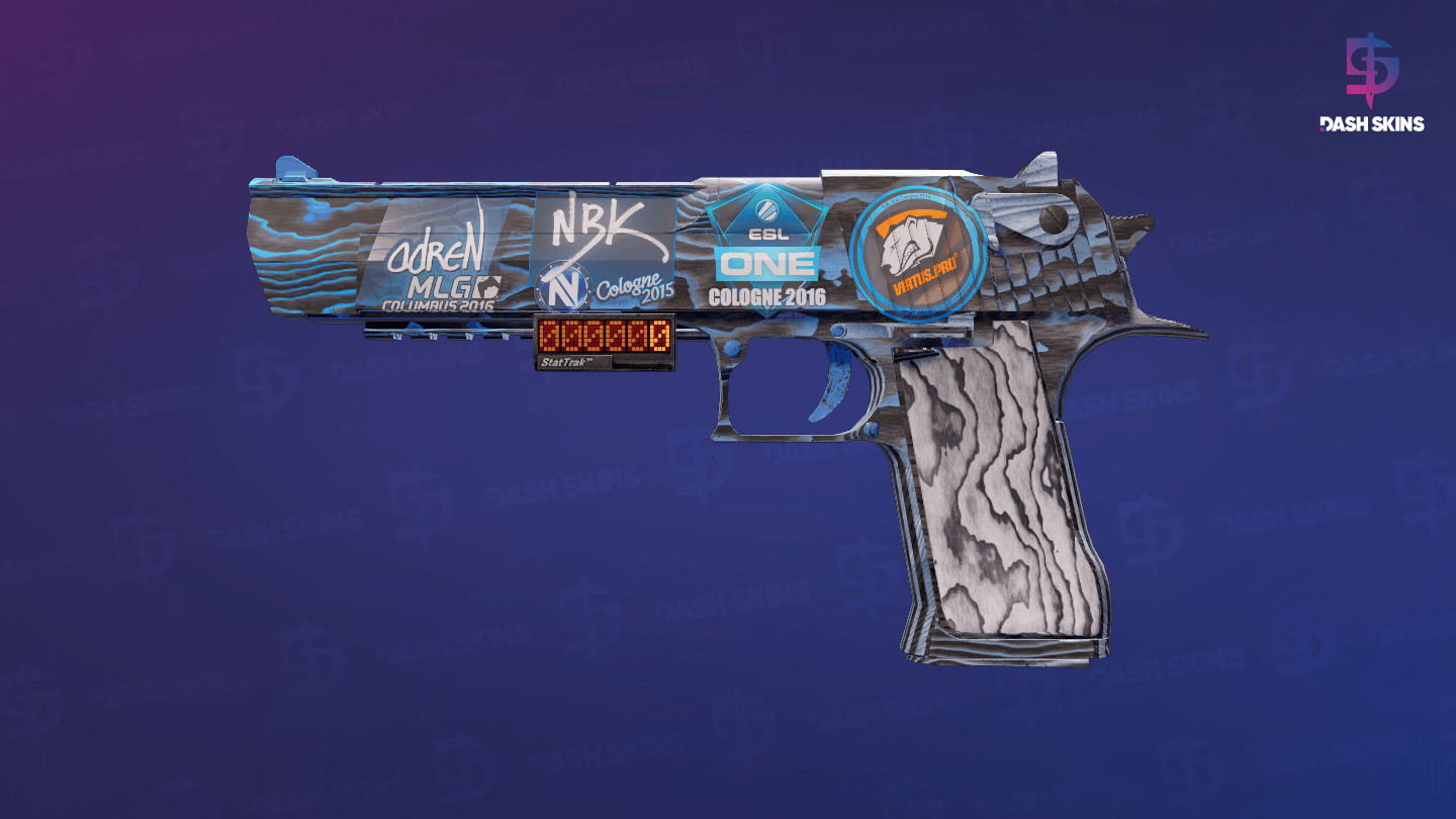 StatTrak™ Desert Eagle | Blue Ply (Minimal Wear) Screenshot Playside