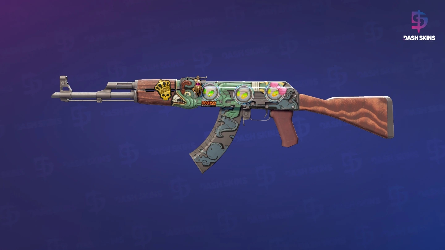 StatTrak™ AK-47 | Fire Serpent (Field-Tested) Screenshot Playside