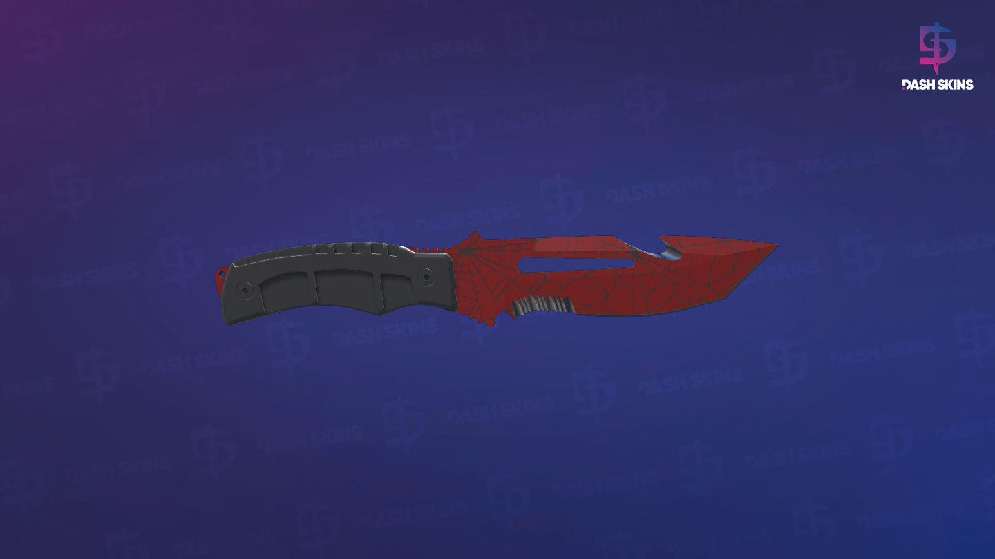 ★ Survival Knife | Crimson Web (Minimal Wear) Screenshot Playside