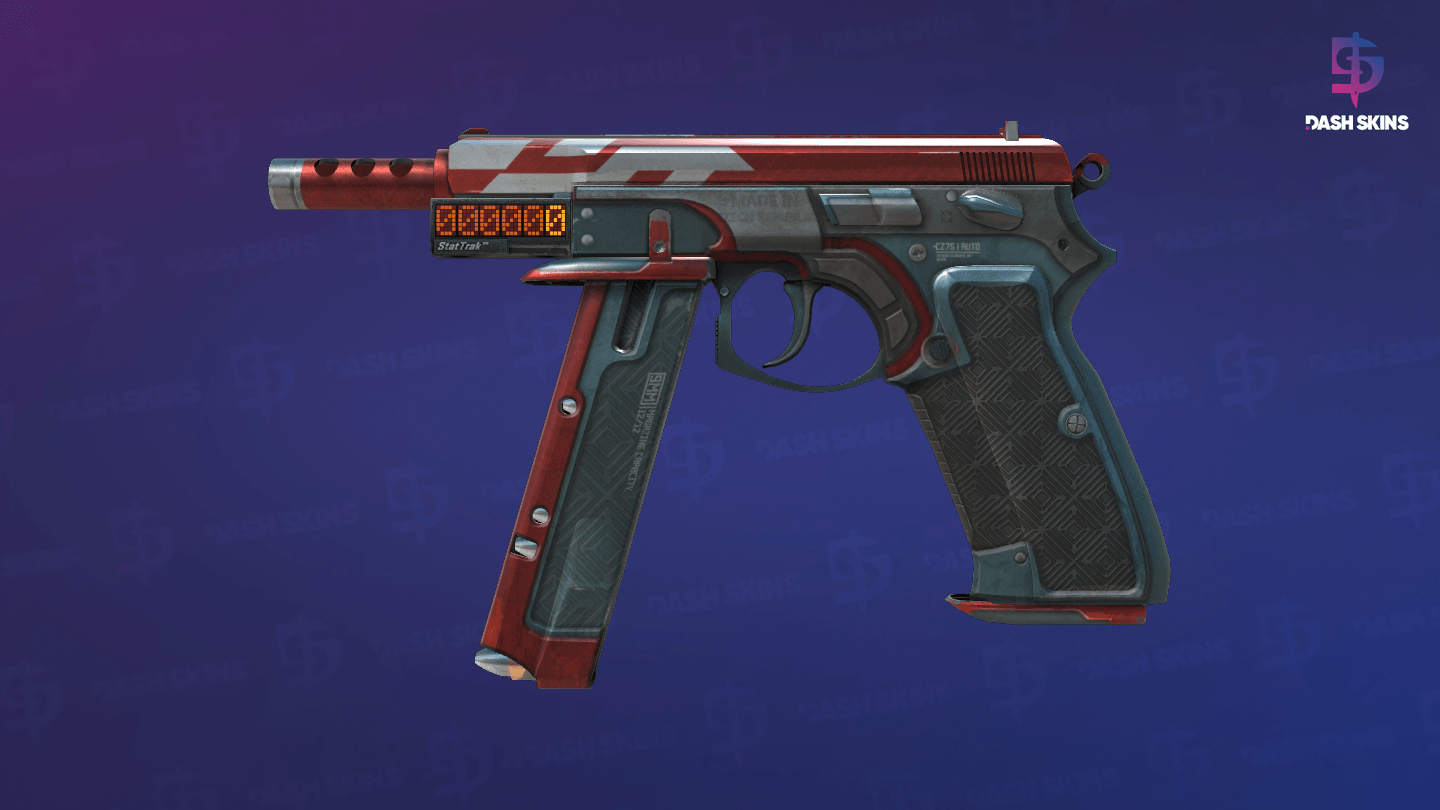 StatTrak™ CZ75-Auto | Red Astor (Field-Tested) Screenshot Playside