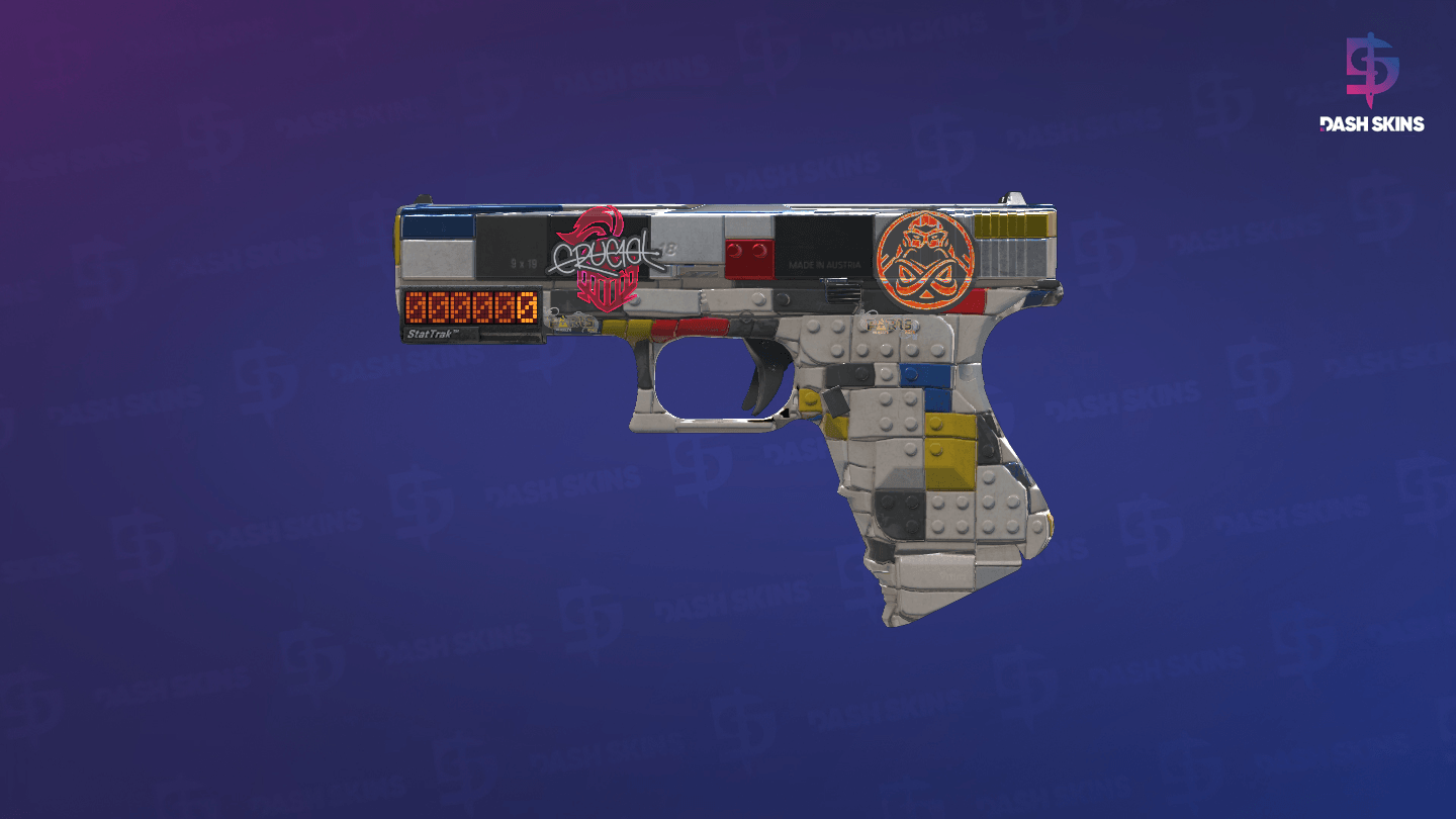 StatTrak™ Glock-18 | Block-18 (Field-Tested) Screenshot Playside