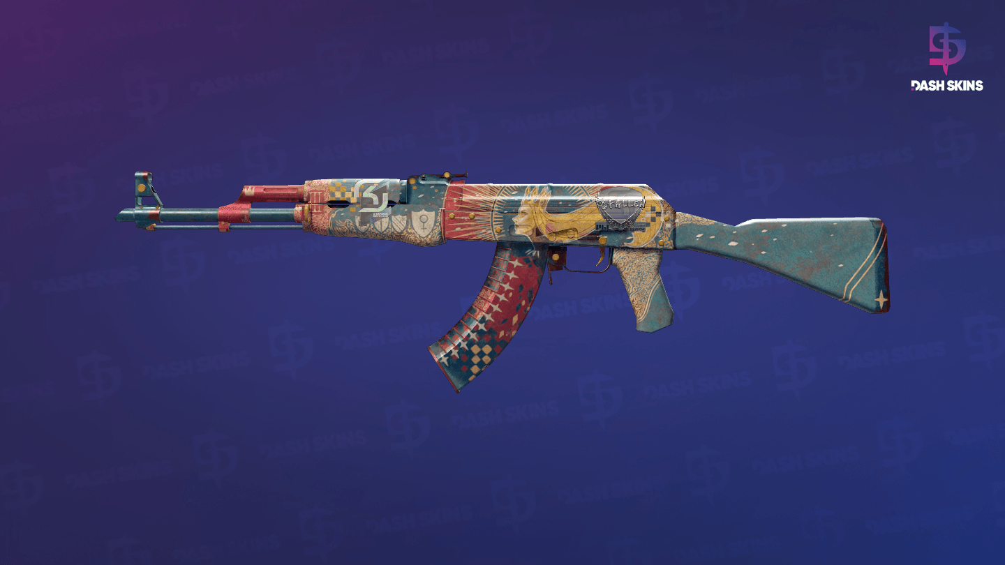 AK-47 | The Empress (Battle-Scarred) Screenshot Playside