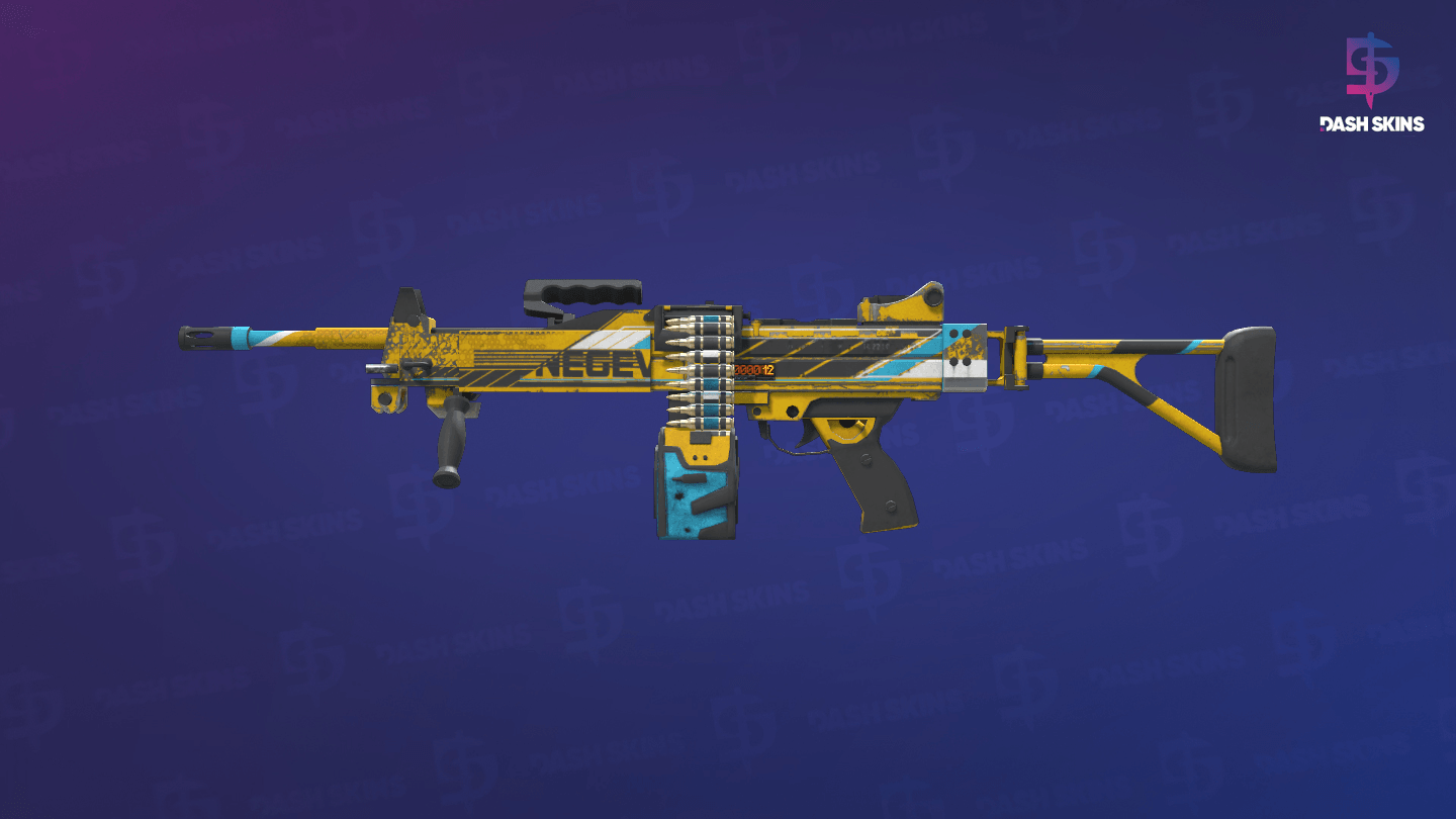 StatTrak™ Negev | Power Loader (Well-Worn) Screenshot Playside