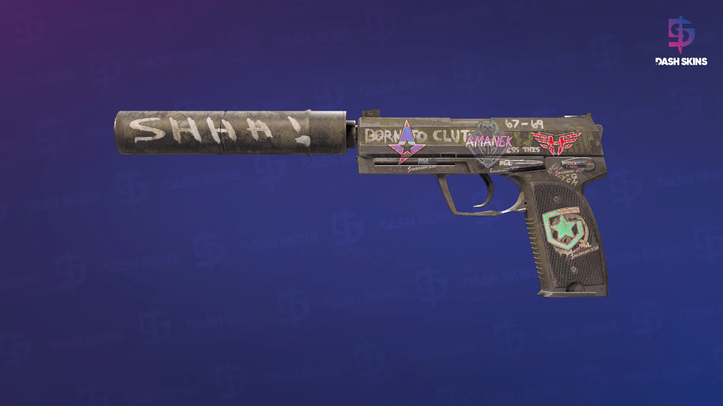 USP-S | Flashback (Well-Worn) Screenshot Playside