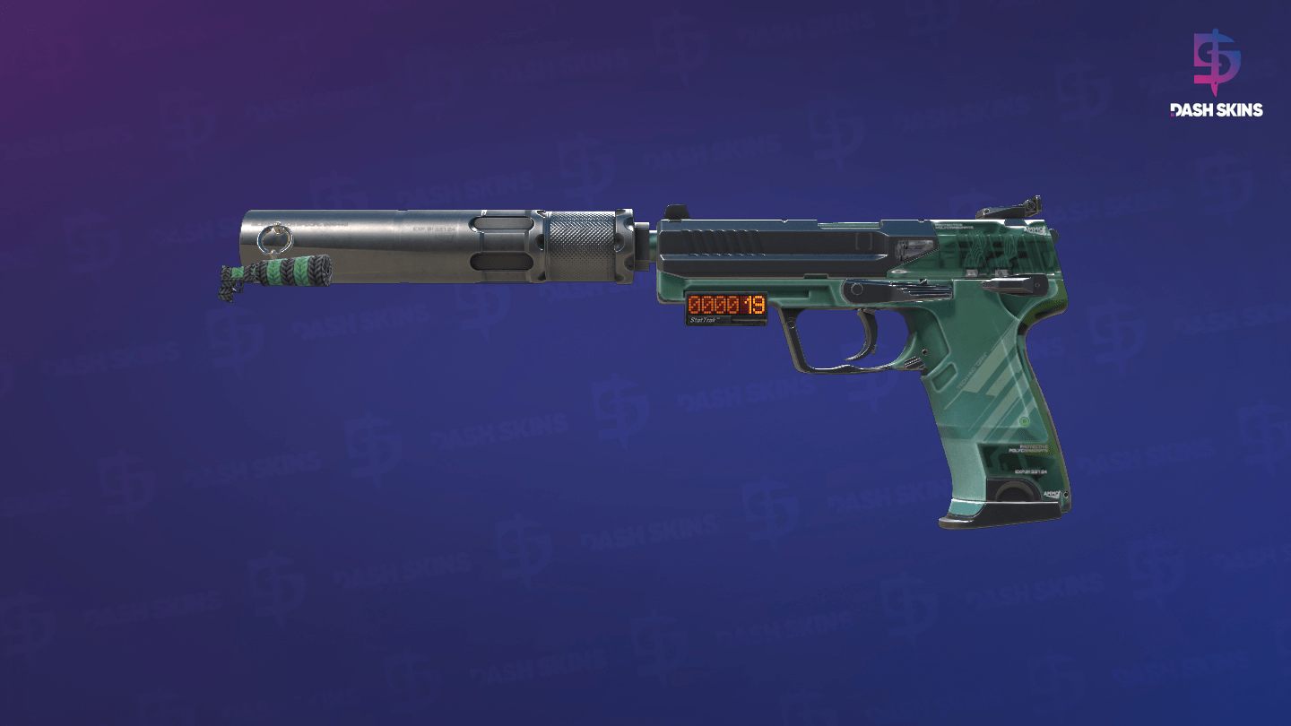 StatTrak™ USP-S | PC-GRN (Minimal Wear) Screenshot Playside