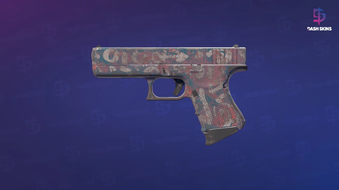 Glock-18 | Teal Graf (Field-Tested) Screenshot Playside