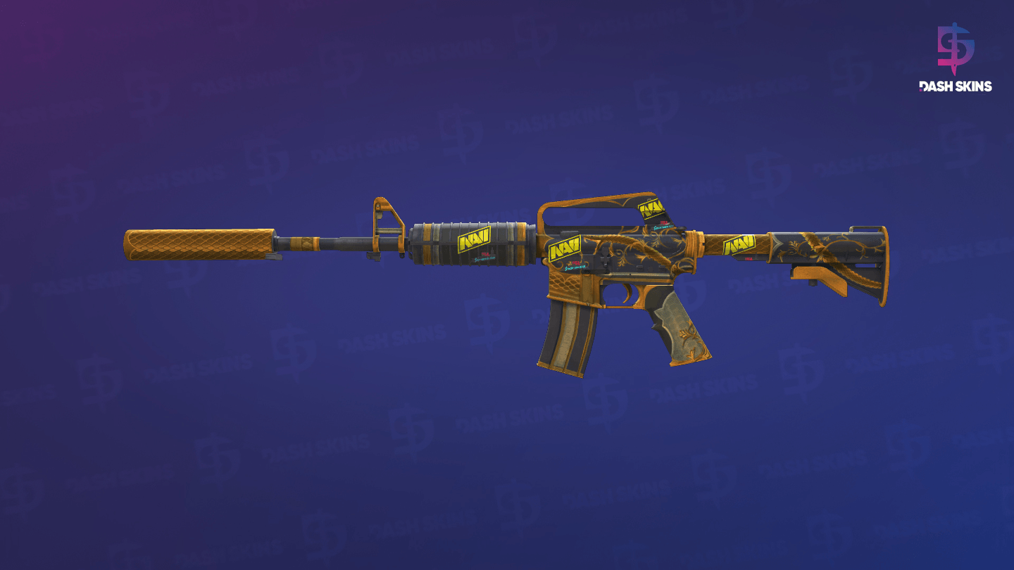 M4A1-S | Golden Coil (Well-Worn) Screenshot Playside