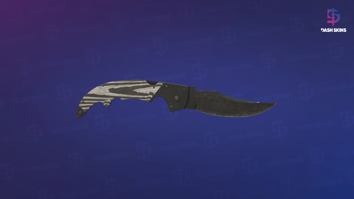 ★ Falchion Knife | Black Laminate (Battle-Scarred) Screenshot Playside