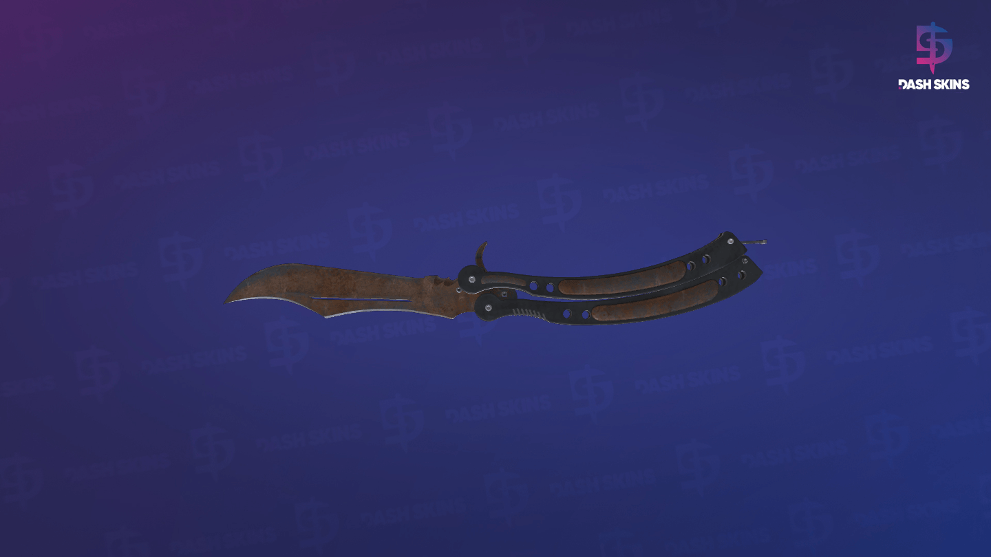 ★ Butterfly Knife | Rust Coat (Battle-Scarred) Screenshot Playside