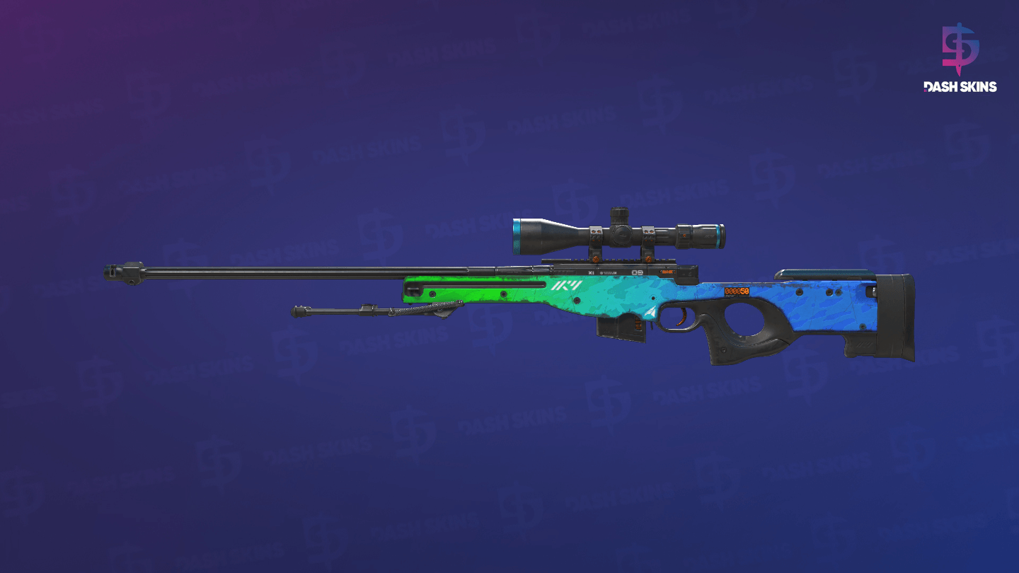 StatTrak™ AWP | Ice Coaled (Field-Tested) Screenshot Playside