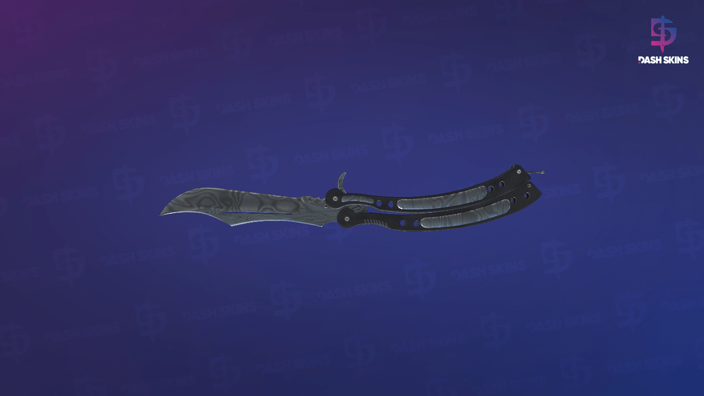 ★ Butterfly Knife | Damascus Steel (Field-Tested) Screenshot Playside