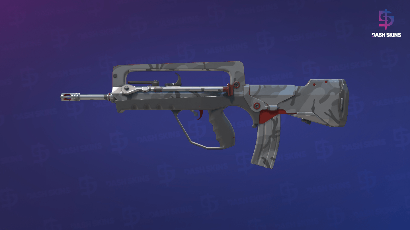FAMAS | Grey Ghost (Factory New) Screenshot Playside