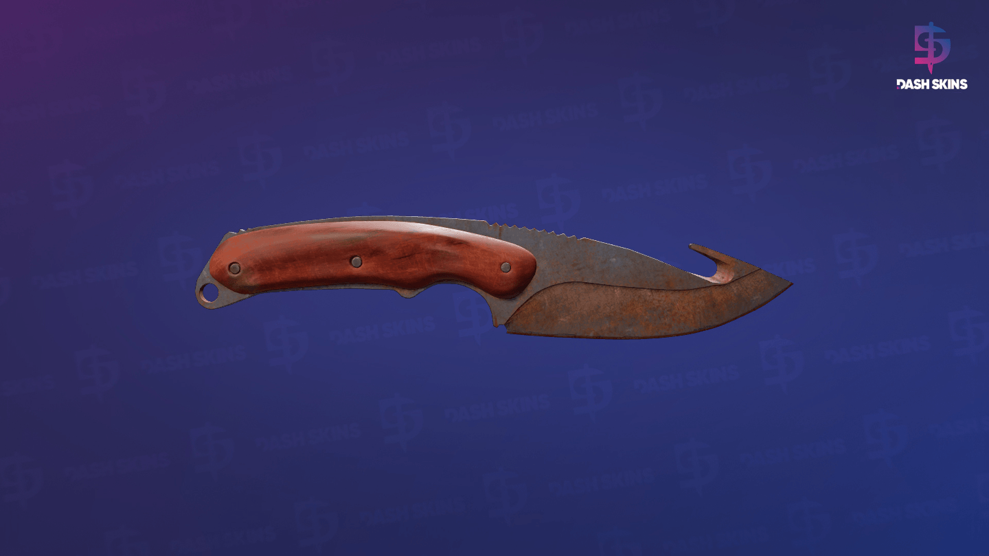 ★ Gut Knife | Rust Coat (Battle-Scarred) Screenshot Playside