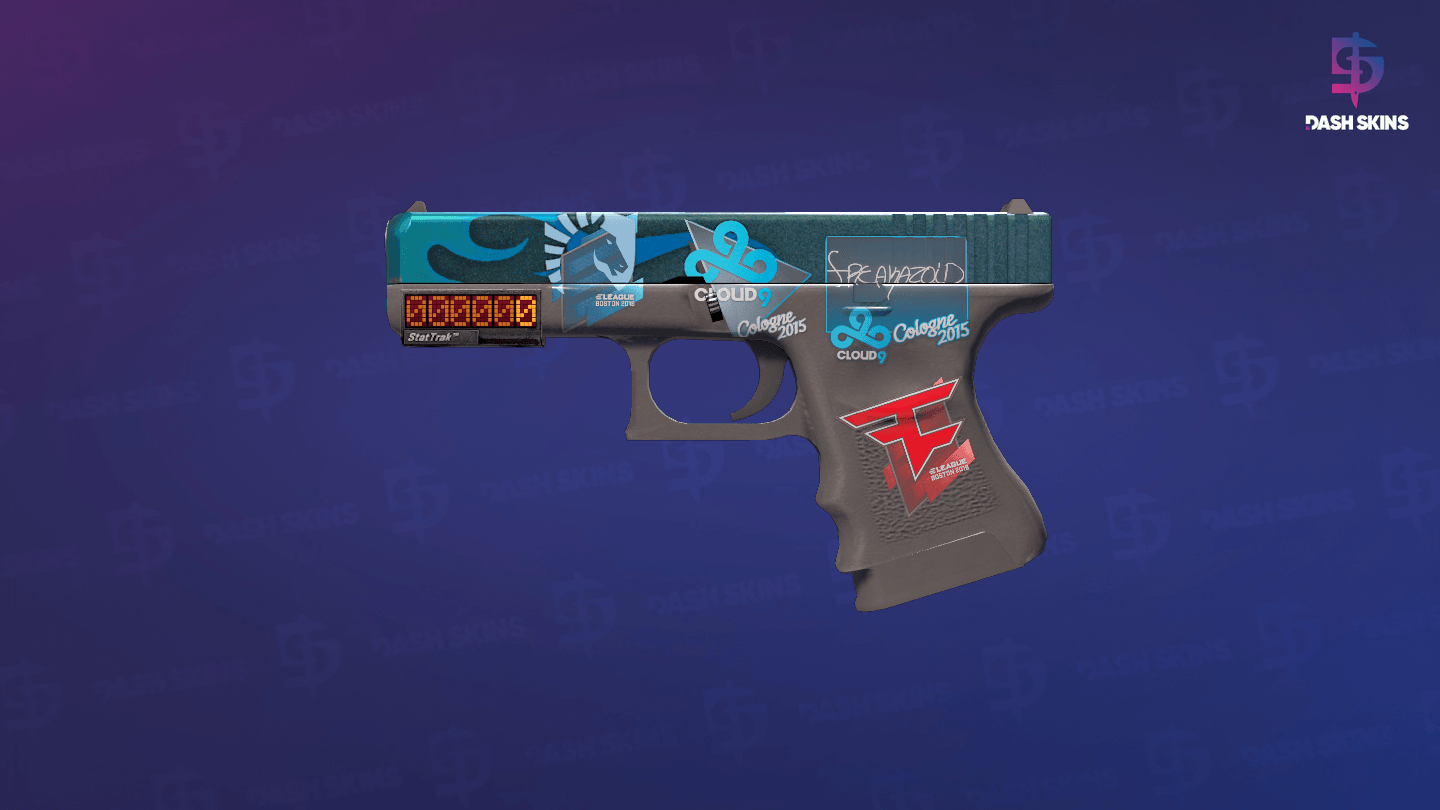 StatTrak™ Glock-18 | Bunsen Burner (Field-Tested) Screenshot Playside