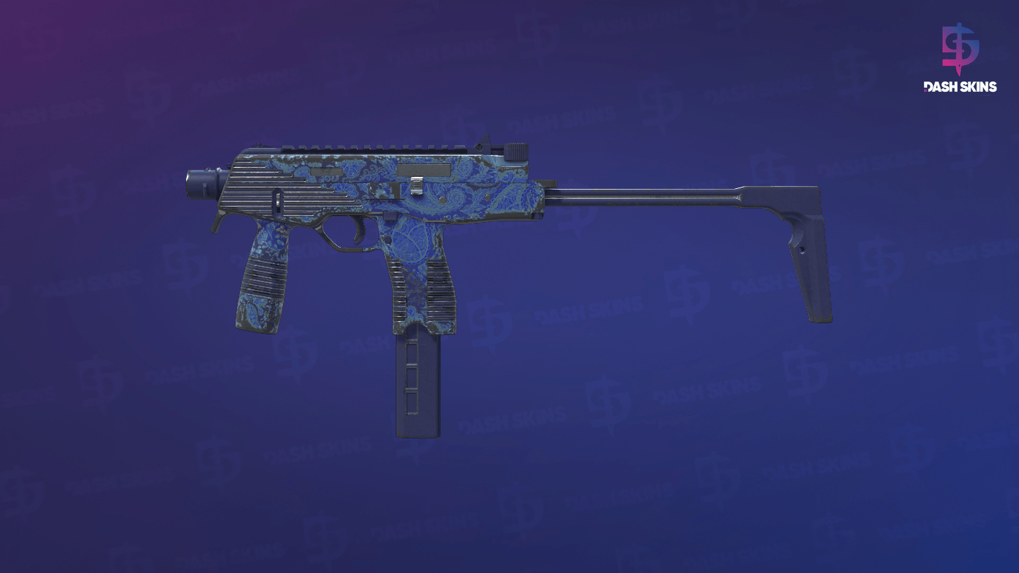 MP9 | Cobalt Paisley (Field-Tested) Screenshot Playside