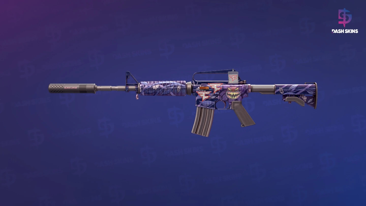 StatTrak™ M4A1-S | Black Lotus (Field-Tested) Screenshot Playside