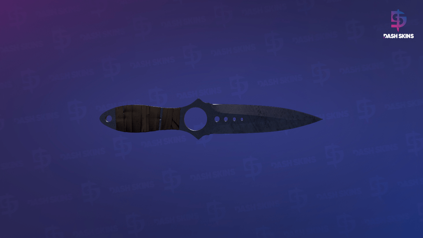 ★ Skeleton Knife | Blue Steel (Well-Worn) Screenshot Playside