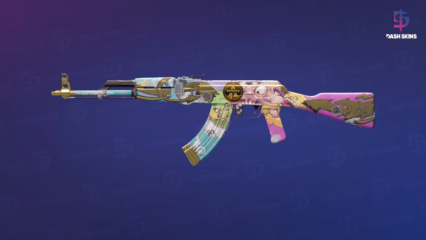 Souvenir AK-47 | B the Monster (Field-Tested) Screenshot Playside