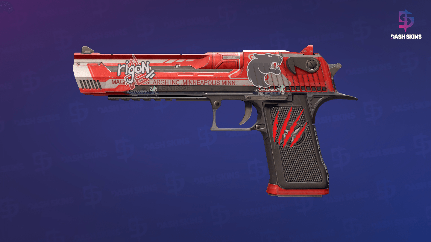 Desert Eagle | Code Red (Well-Worn) Screenshot Playside