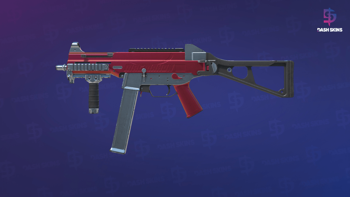 UMP-45 | Crimson Foil (Field-Tested) Screenshot Playside