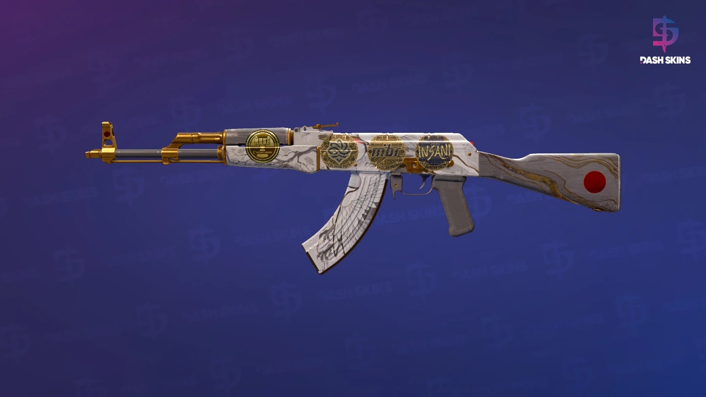 Souvenir AK-47 | Crane Flight (Well-Worn) Screenshot Playside